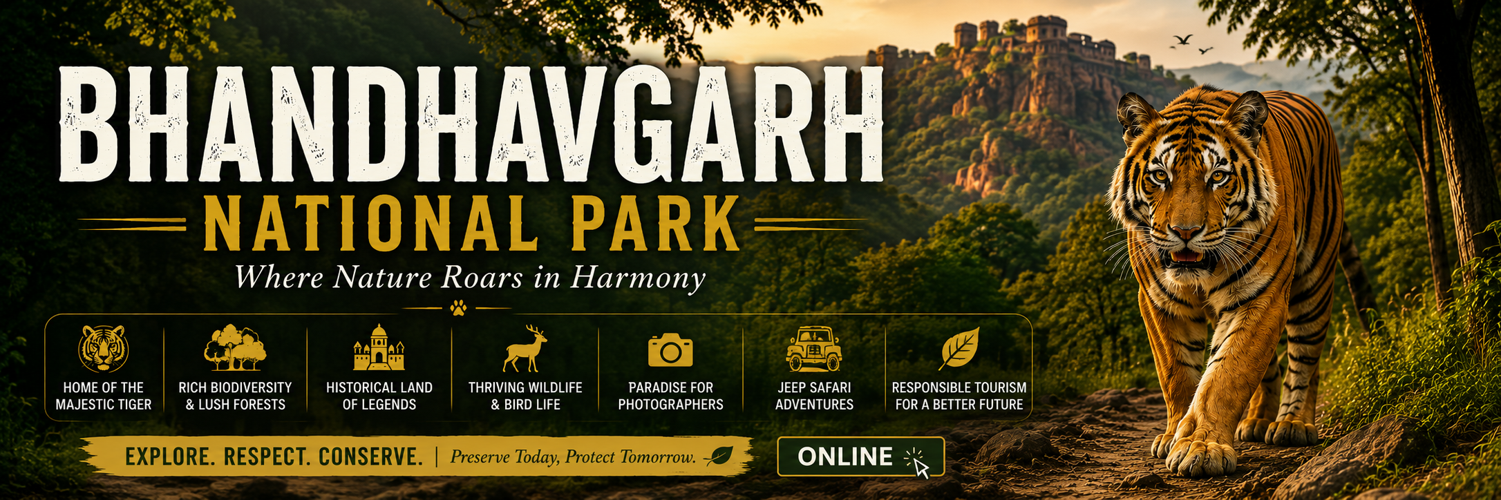 Bandhavgarh national park banner